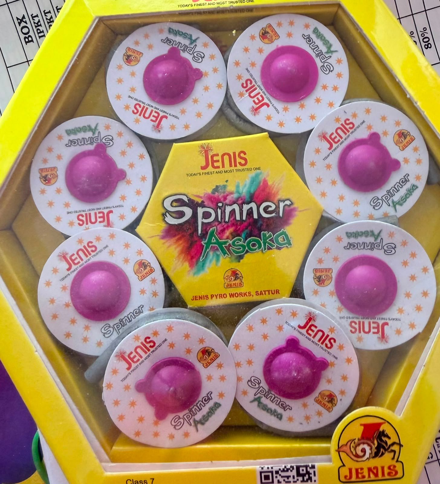 SPINNER ASHOKA(PLASTIC)(JENIS)
